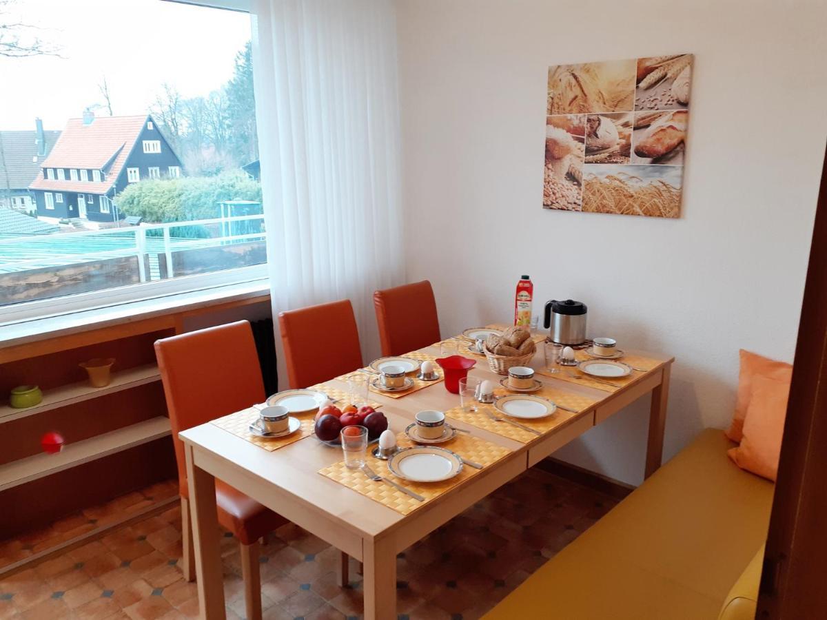 Premium-Ferienwohnungen Bergblick Im Haus Hopfe Goslar Exterior foto